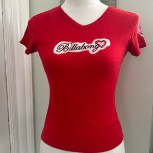 Billabong Vintage babydoll tee Size Small